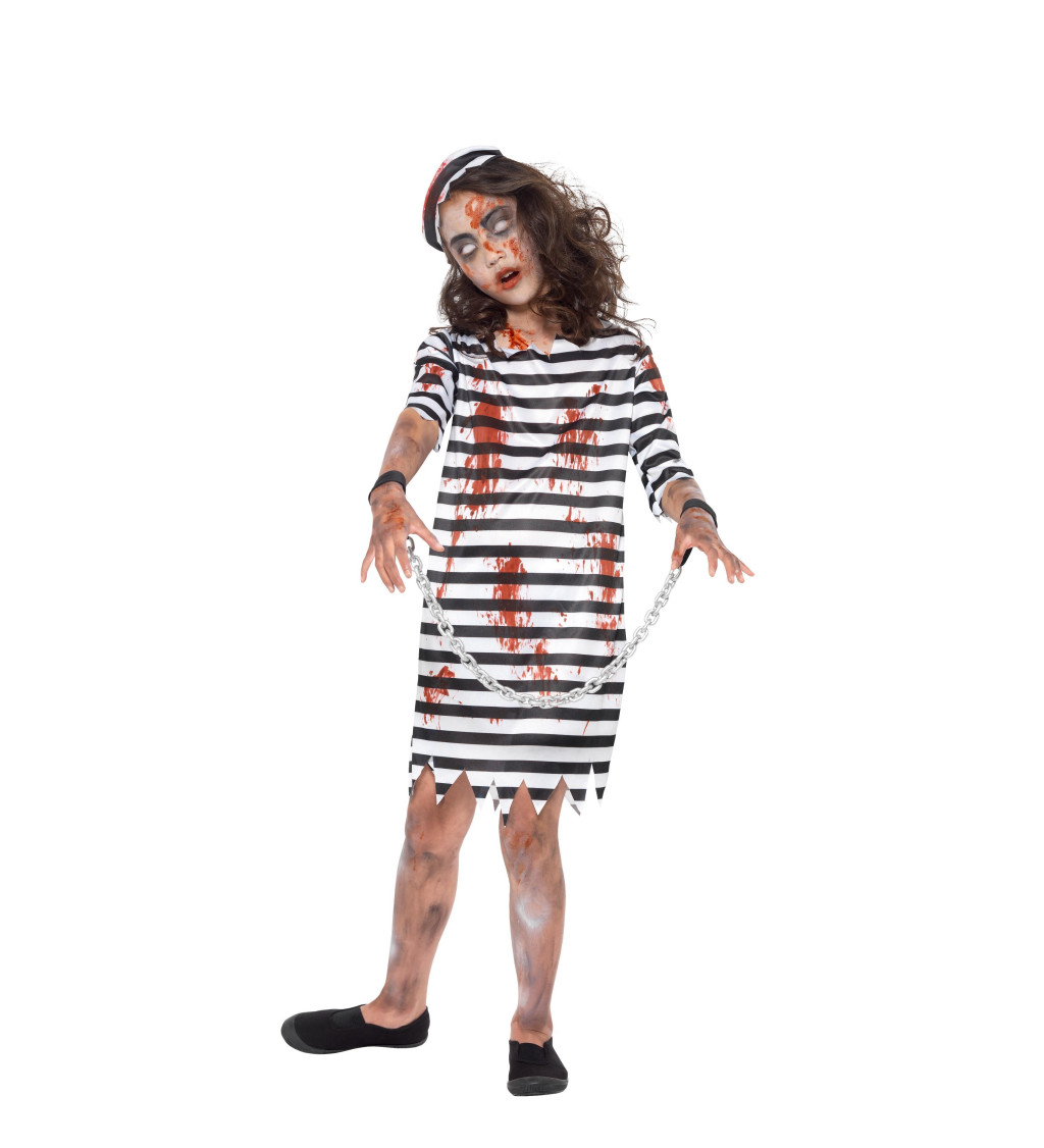 Dětský kostým na halloween - Zombie vezeňkyně