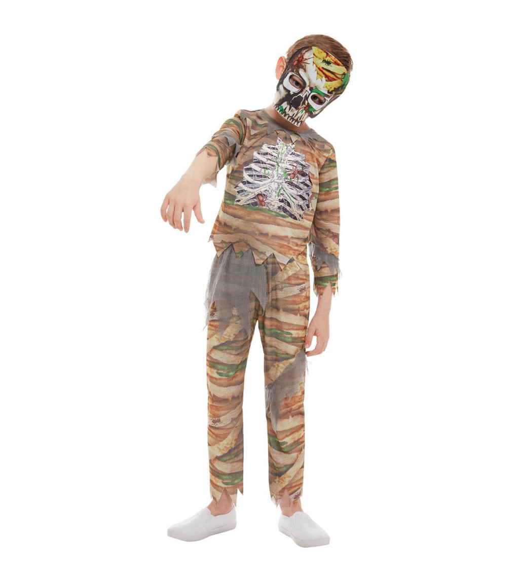 Dětský kostým na Halloween - Zombie mumie