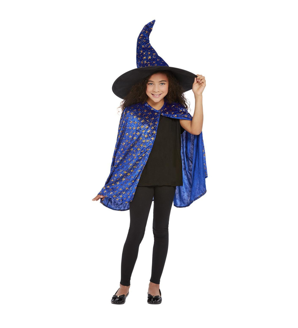 Dětský kostým - třpytivá čarodějnice