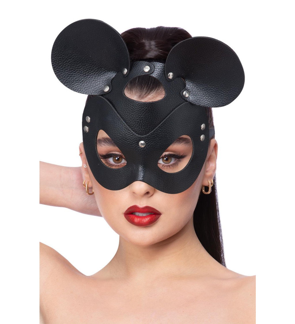Kožená maska myš