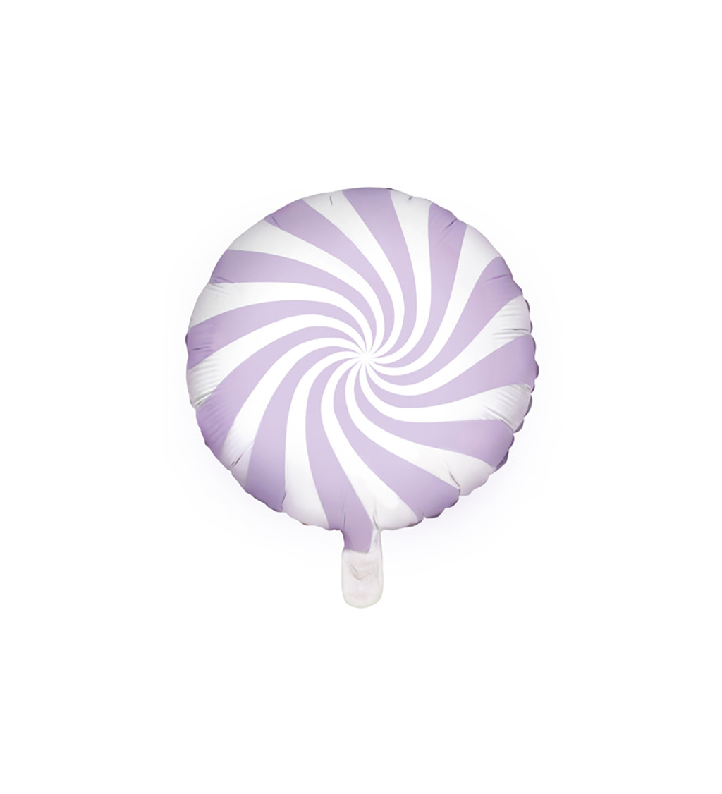 Balónek pastelový duhový Candy - fialový