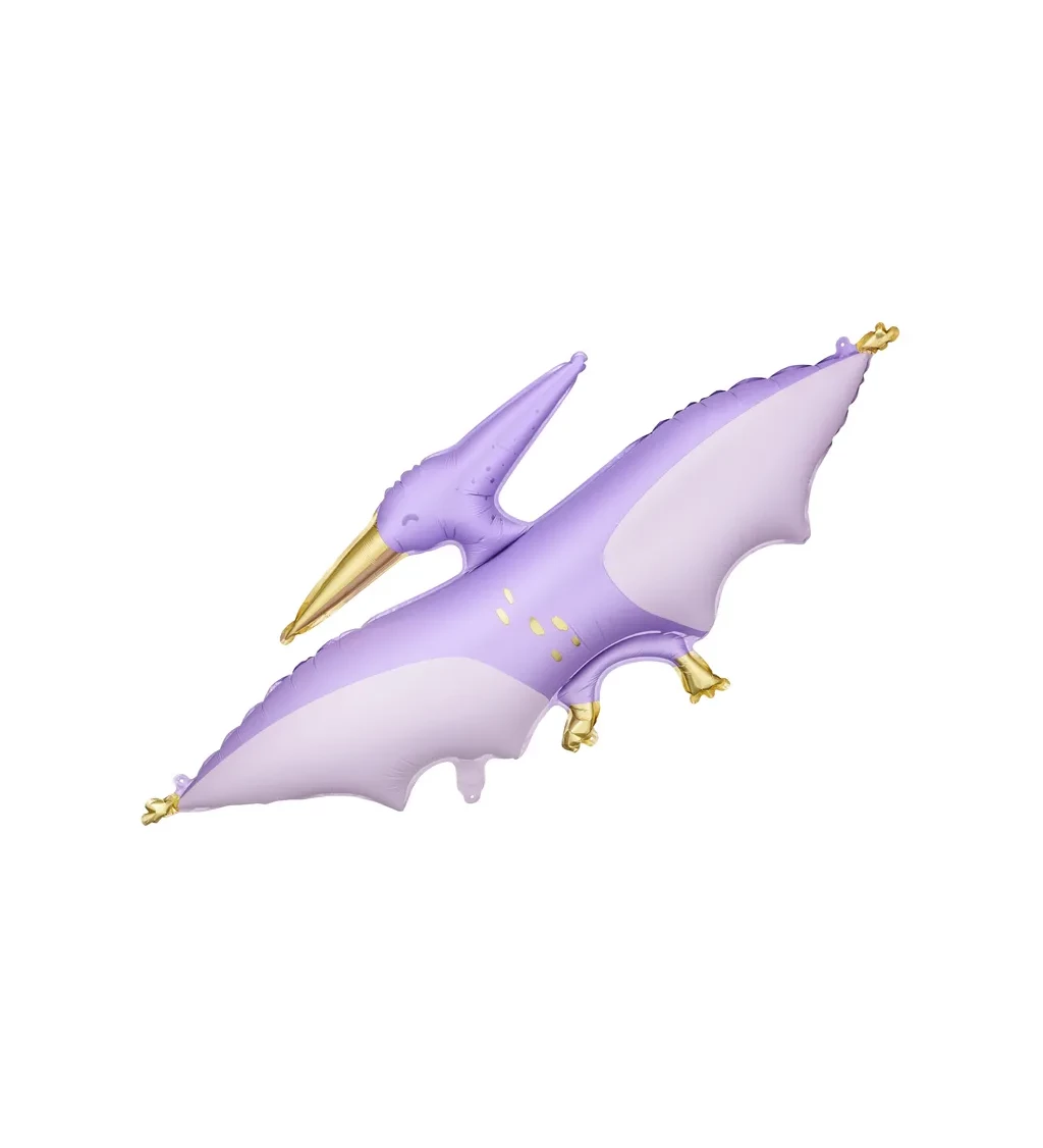 Fóliový balónek Pterodactyl fialový