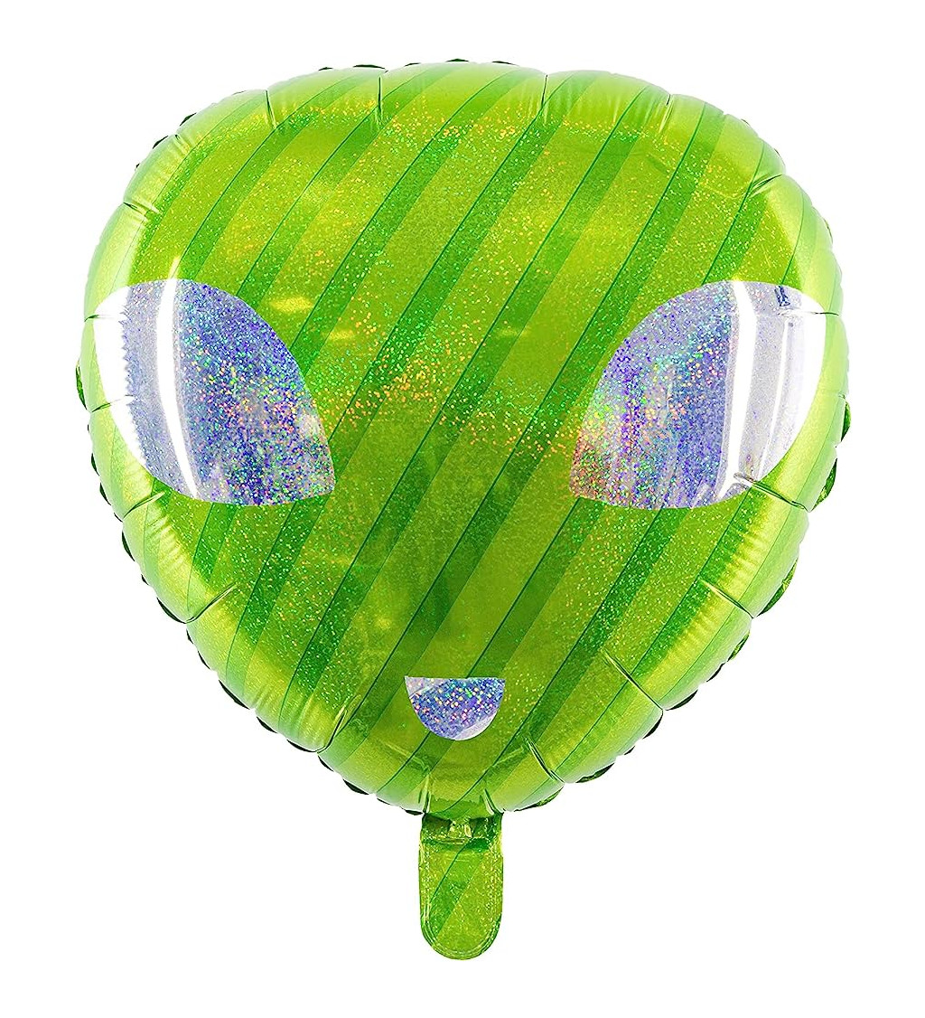 Fóliový balónek - zelený ufon