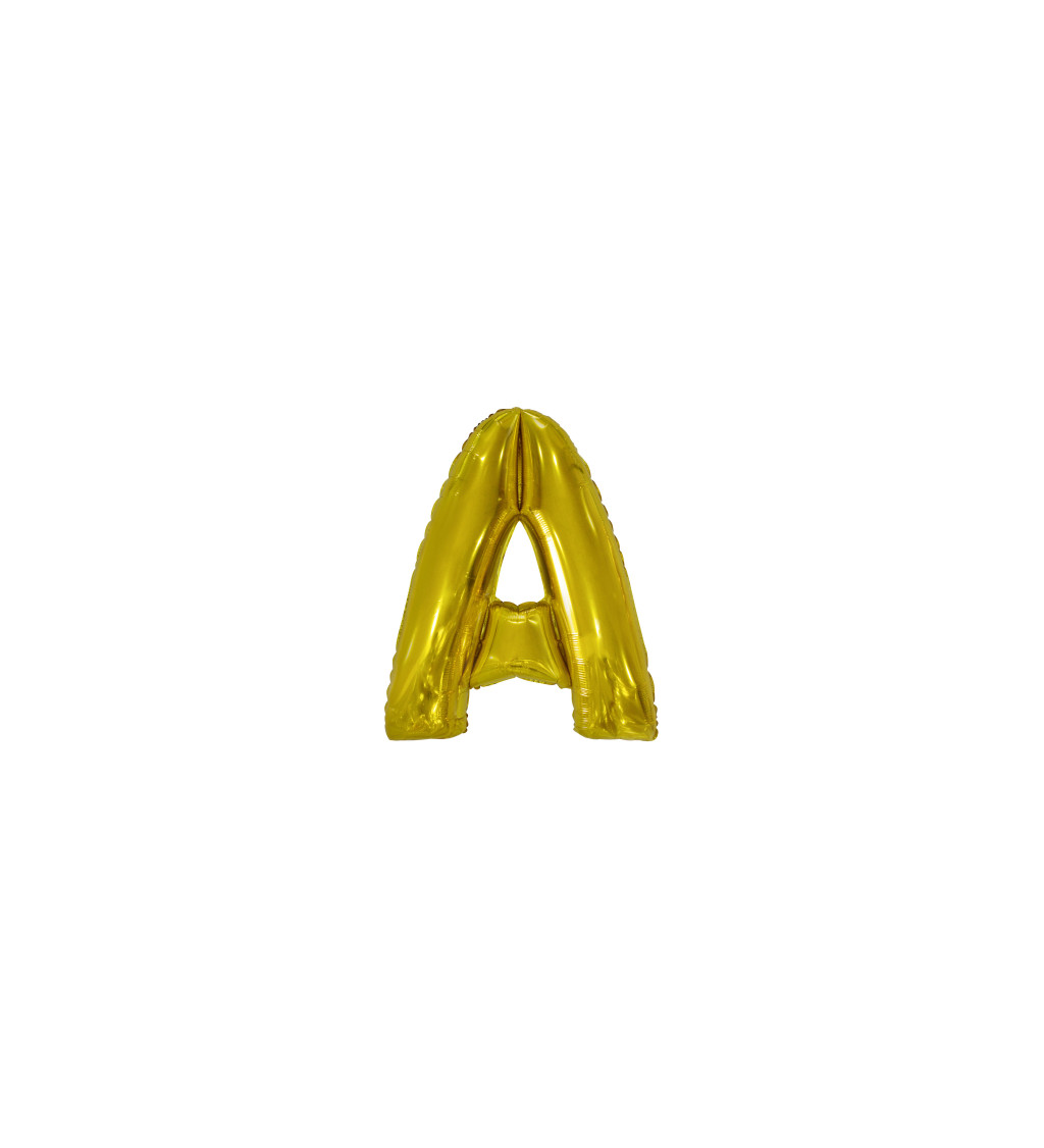 Balónek zlatý písmeno A