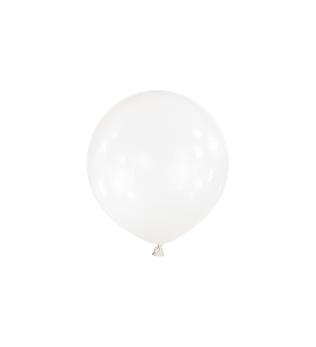 Bílý velký balón