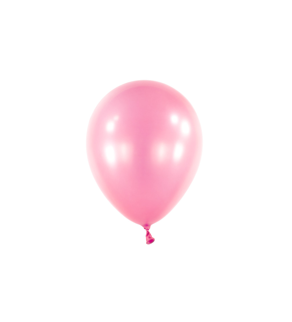 Latexové balónky 35 cm perlově růžové, 50 ks