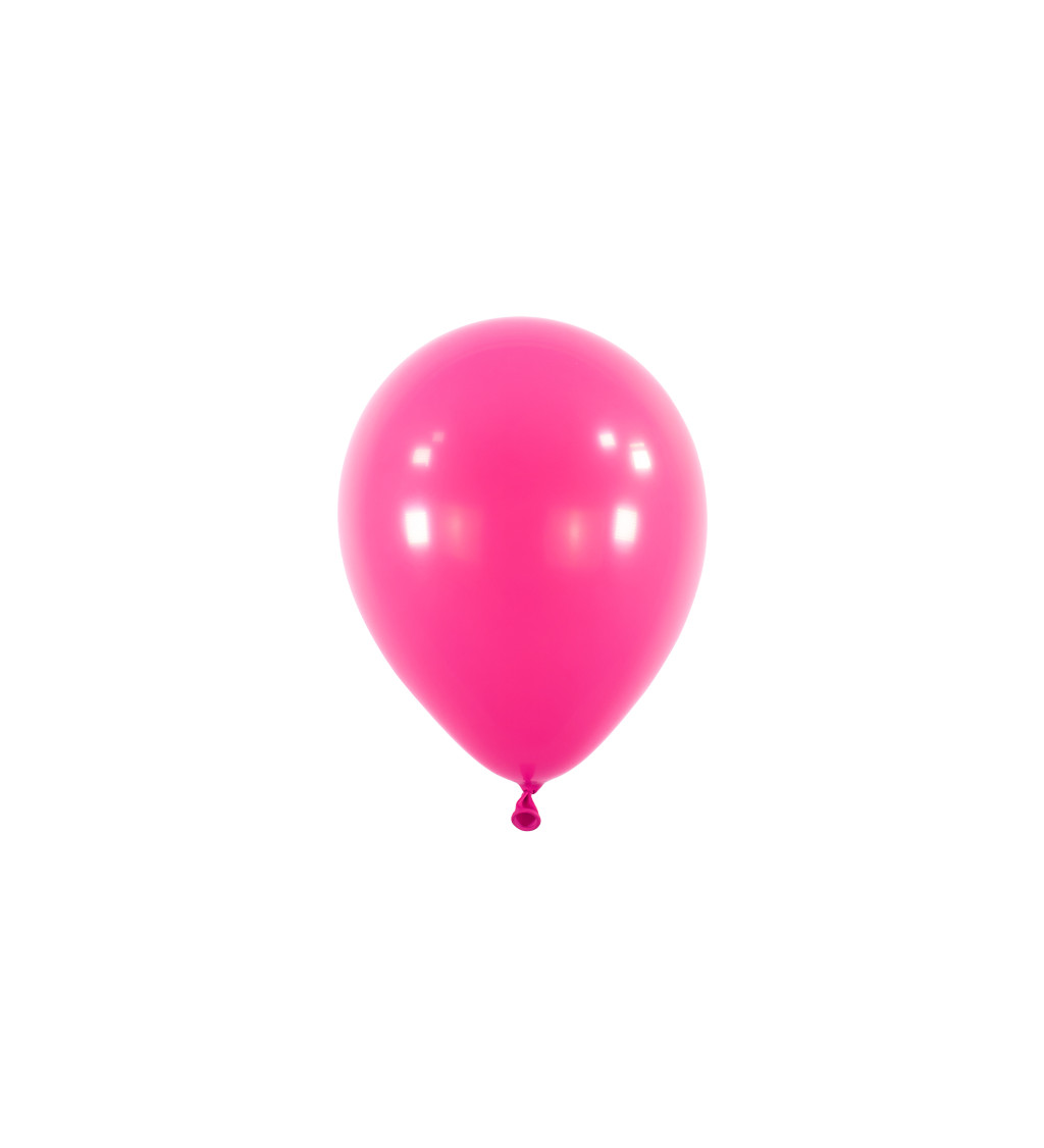 Latexové balónky 27,5 cm růžové, 50 ks