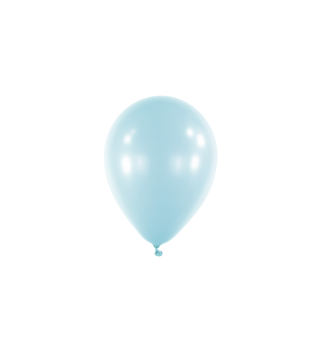 Latexové balónky 27,5 cm pastelové, světle modré, 50 ks