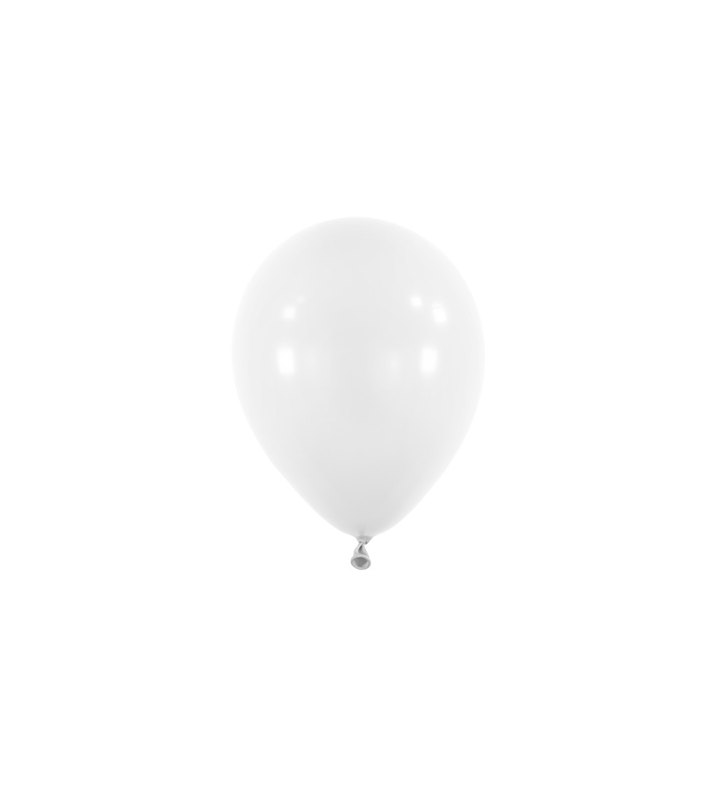 Latexové balónky 27,5 cm bílé, 50 ks