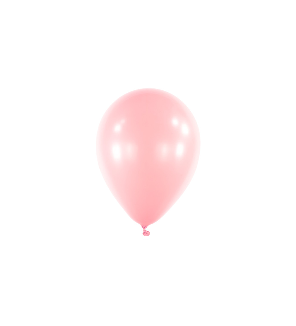Latexové balónky 27,5 cm světle růžové, 50 ks