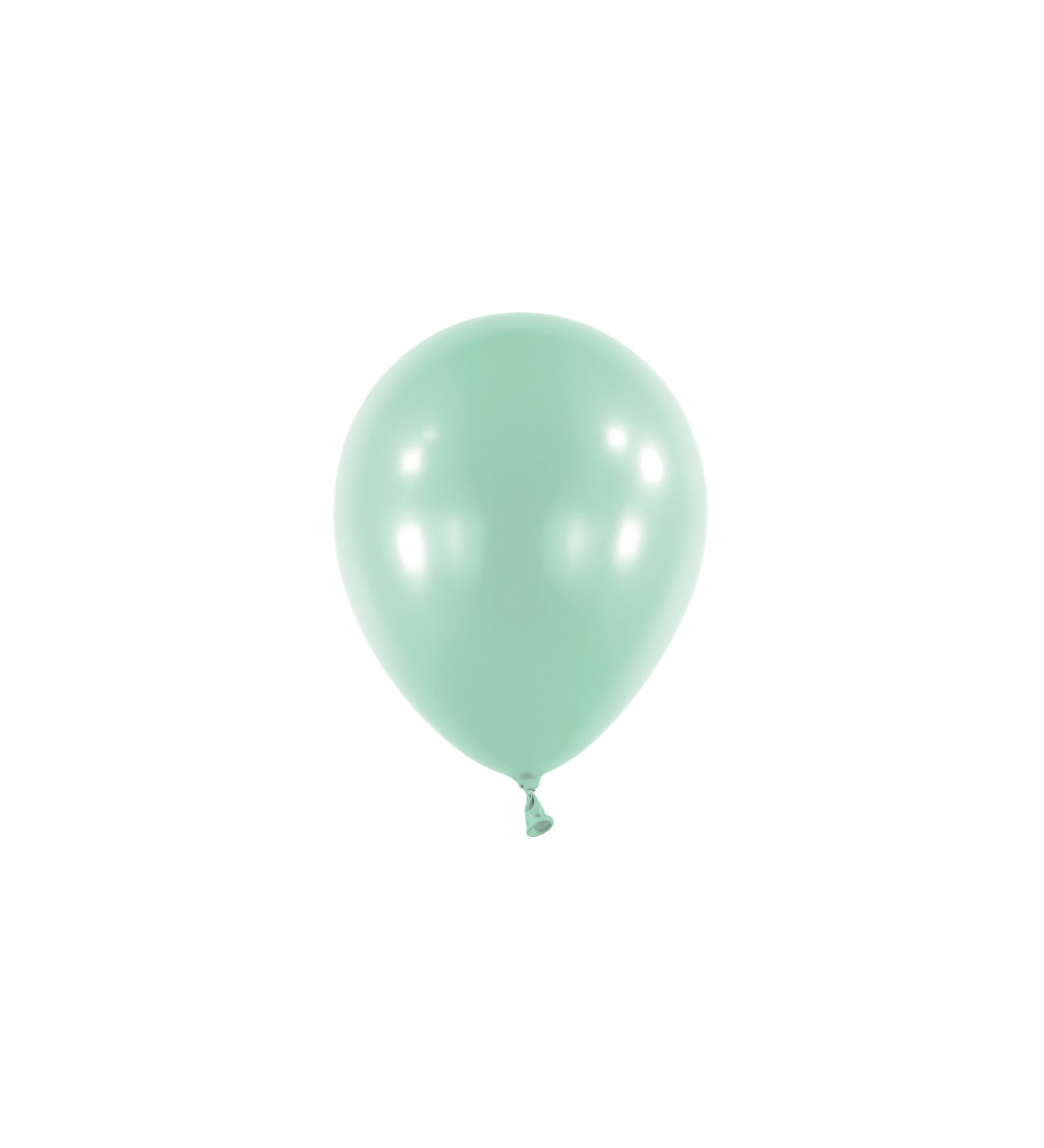 Latexové balónky 27,5 cm mintové, 50 ks