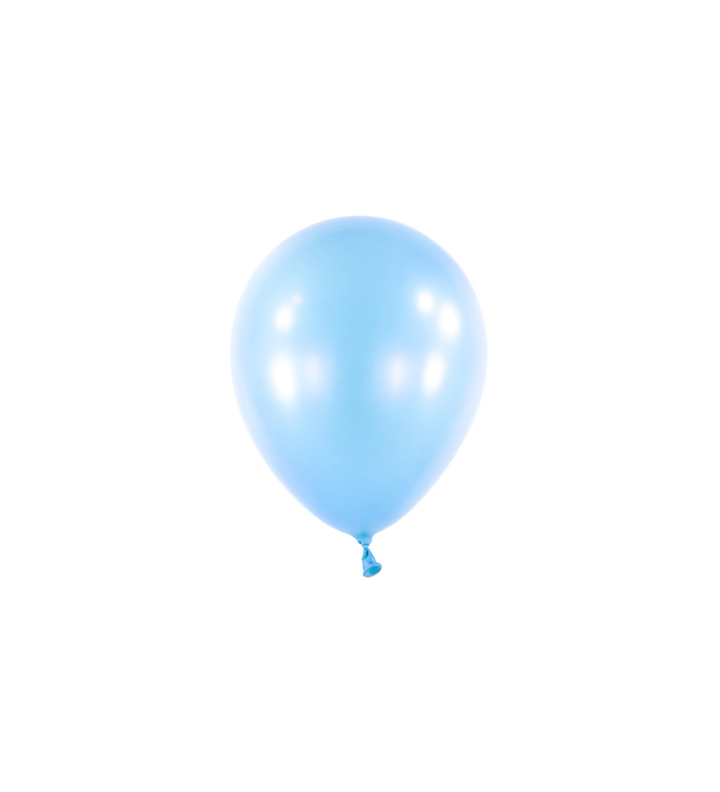 Latexové balónky 27,5 cm pastelové, modré, 50 ks