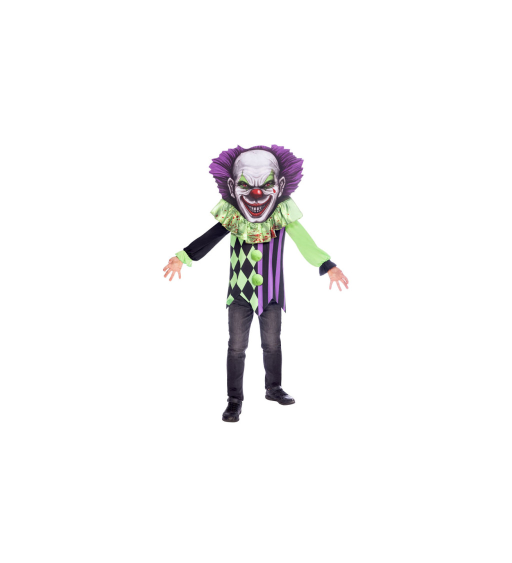 Dětský kostým- Strašidelný klaun