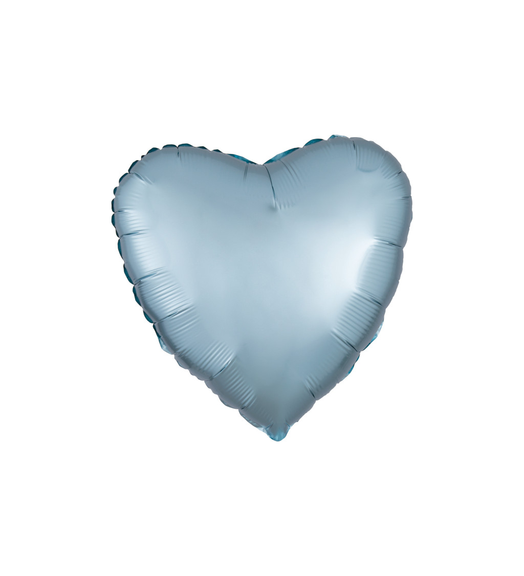 Fóliový balónek - světle modré srdce