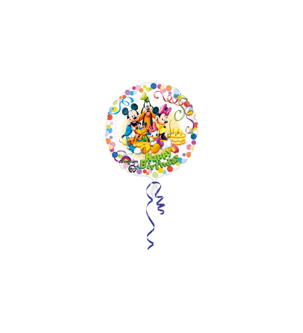 Balón Mickey Happy Birthday