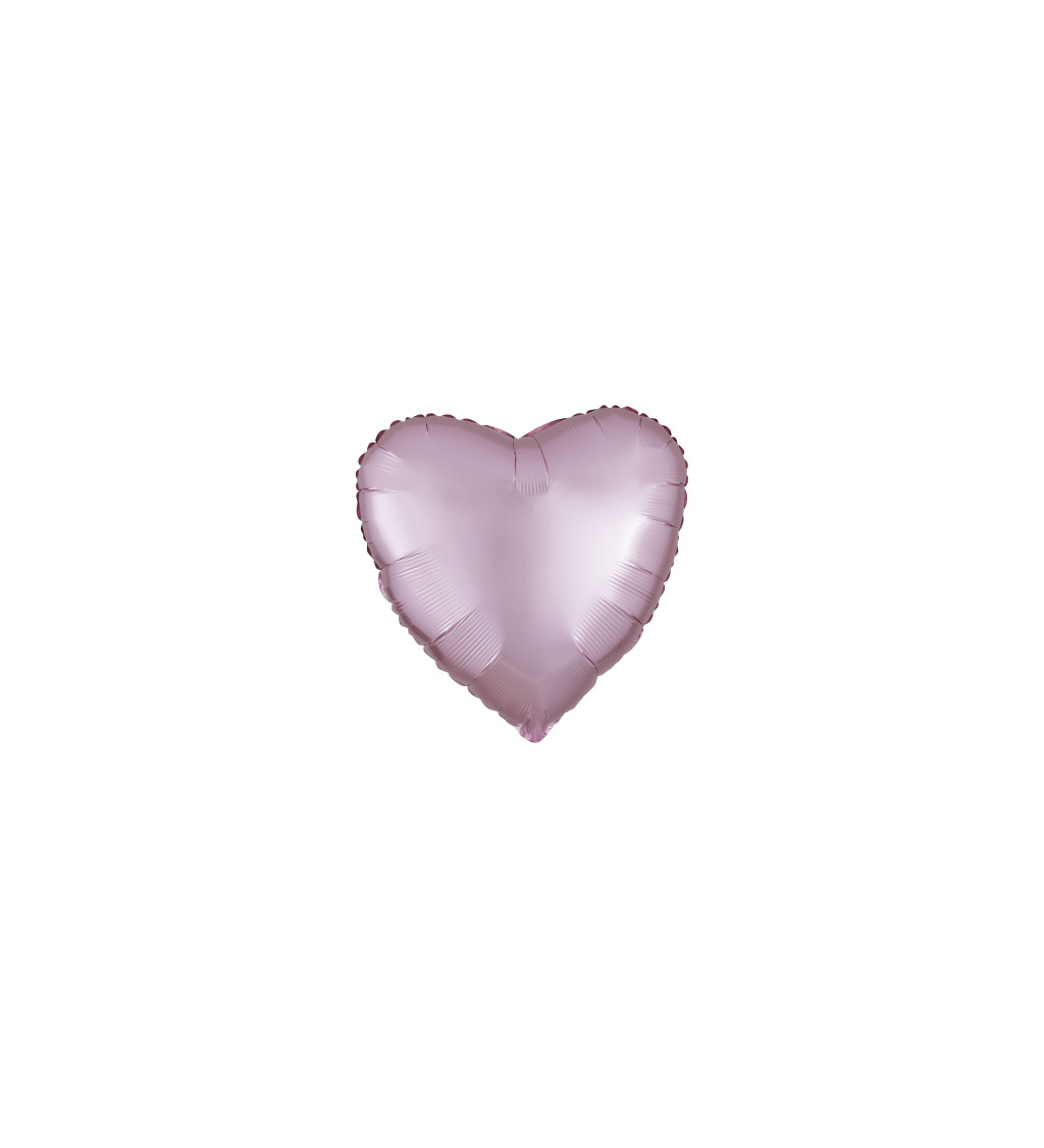 Fóliové srdce - světle růžové