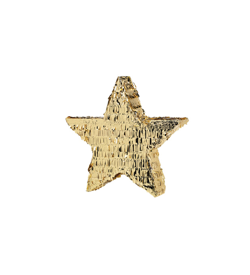 Piňata - zlatá hvězda