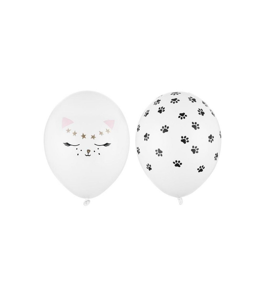 Latexové balónky 30 cm kočičky, 50 ks