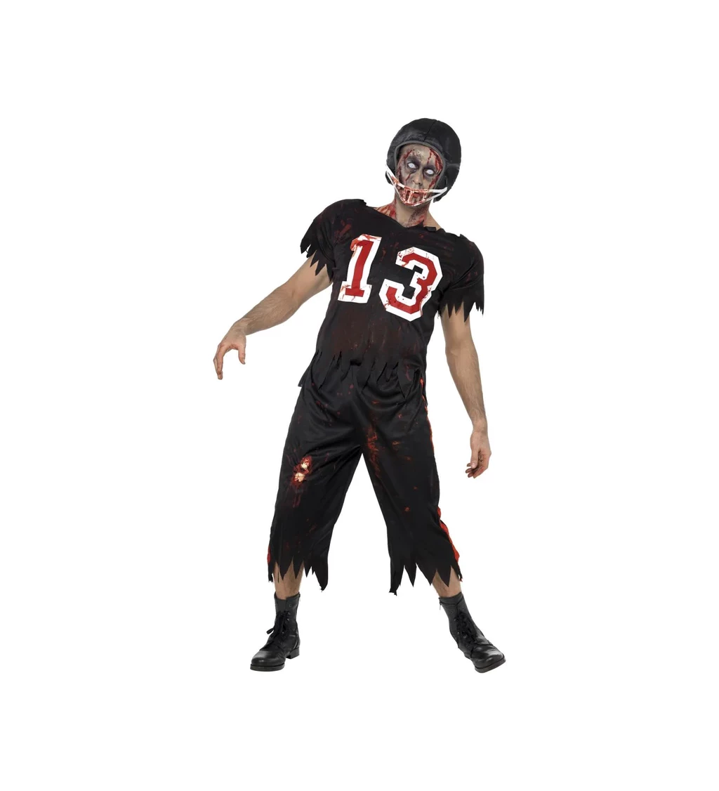 Pánský kostým - Zombie fotbalista