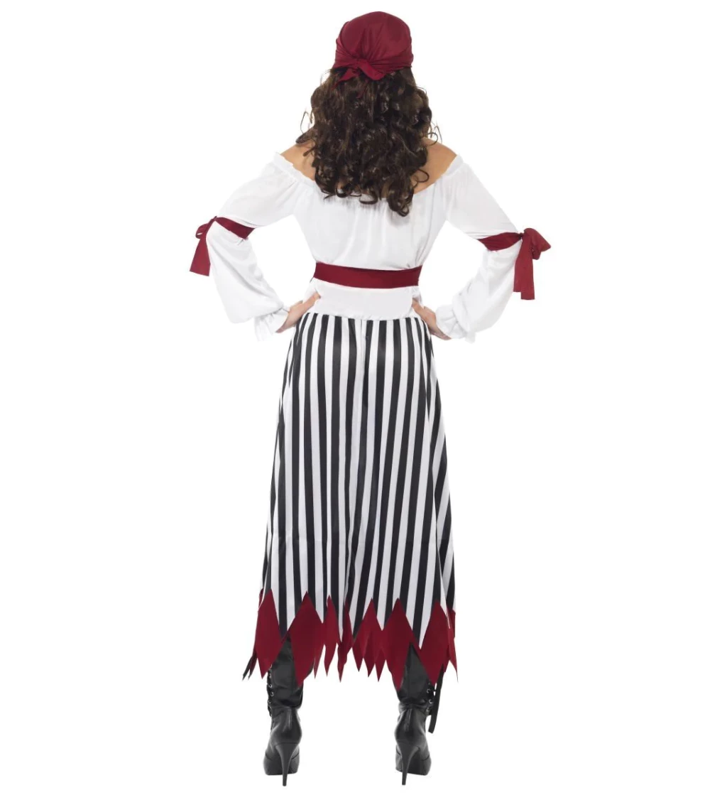 Dámský kostým Pirátky - dlouhé šaty