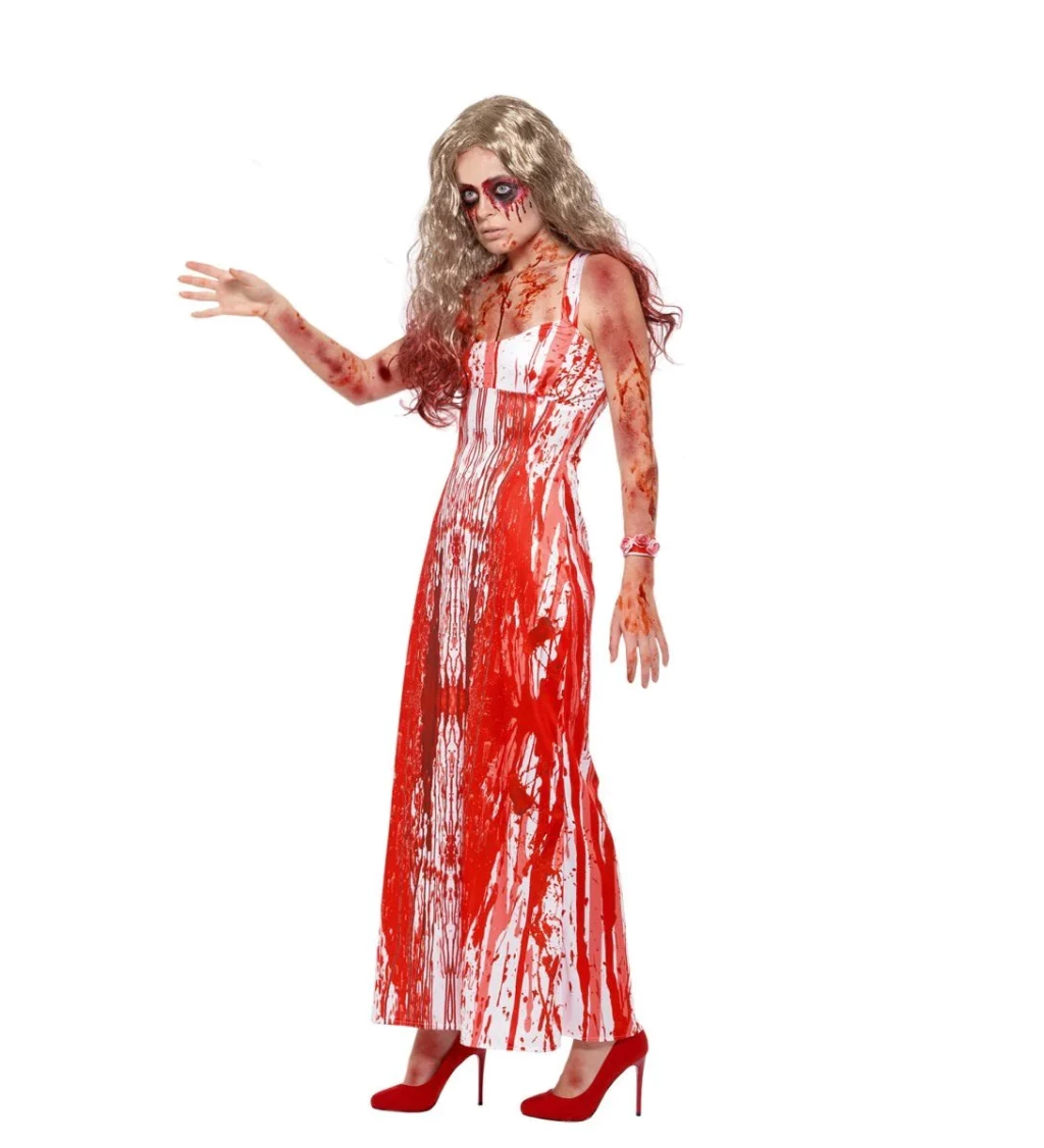 Dámský kostým - krvavé šaty