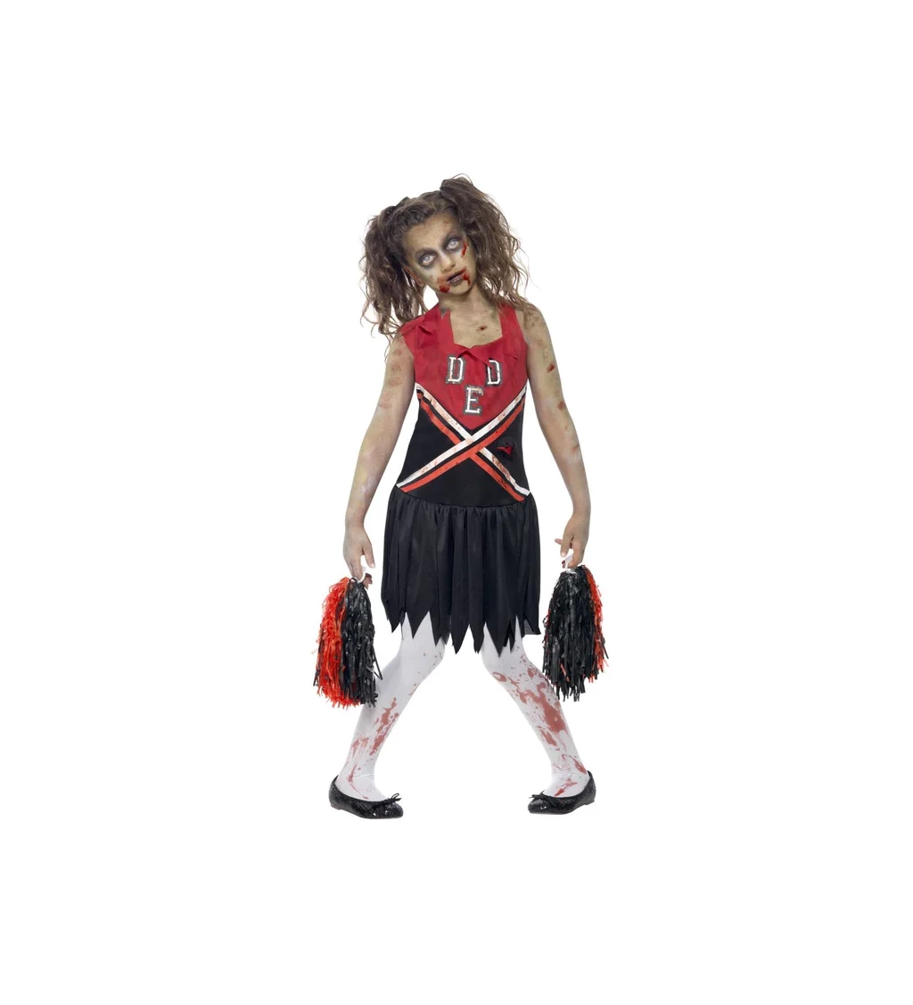 Dětský kostým- Zombie roztleskávačka