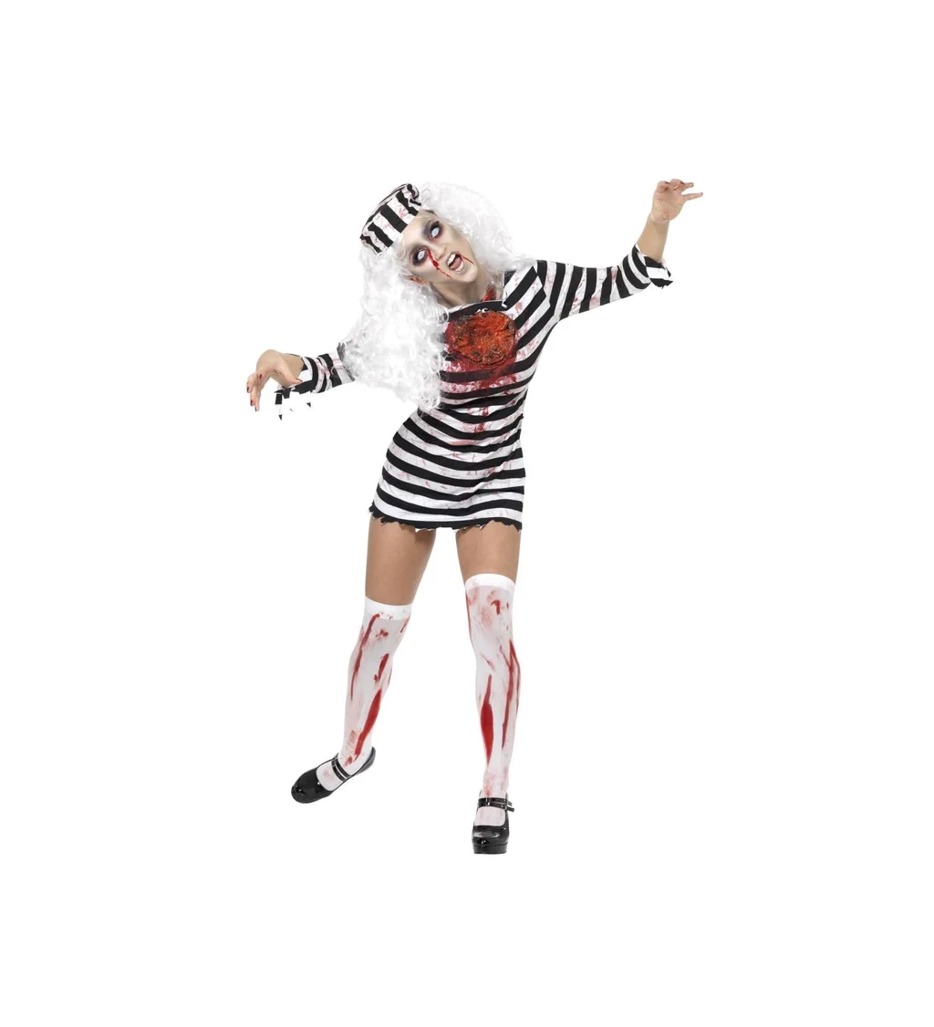 Dámský kostým - Zombie vězeňkyně