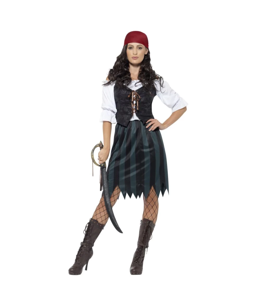 Dámský kostým - pirátka