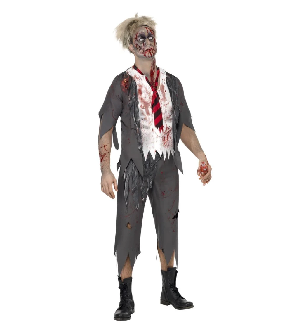 Kostým na halloween Zombie školák