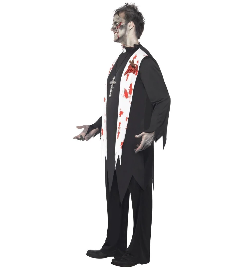 Pánský kostým na Halloween - Mrtvý Kněz