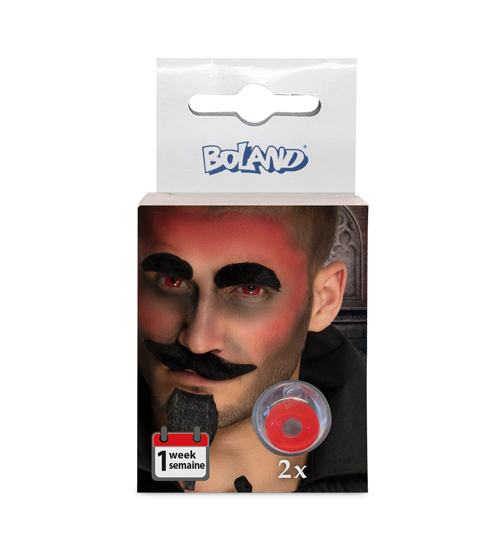 Kontaktní čočky jednodenní Red diablo