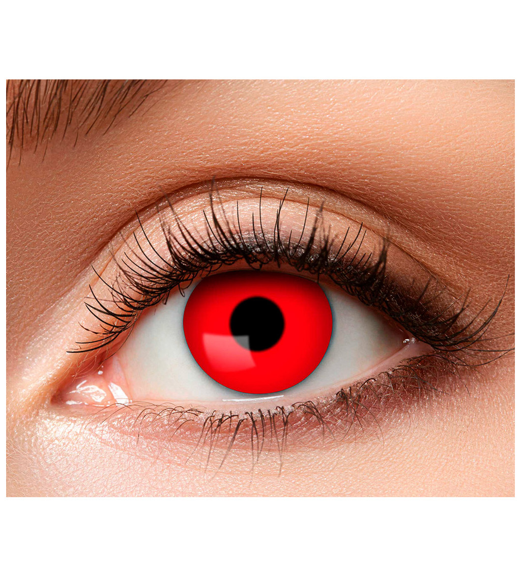Kontaktní čočky jednodenní Red diablo