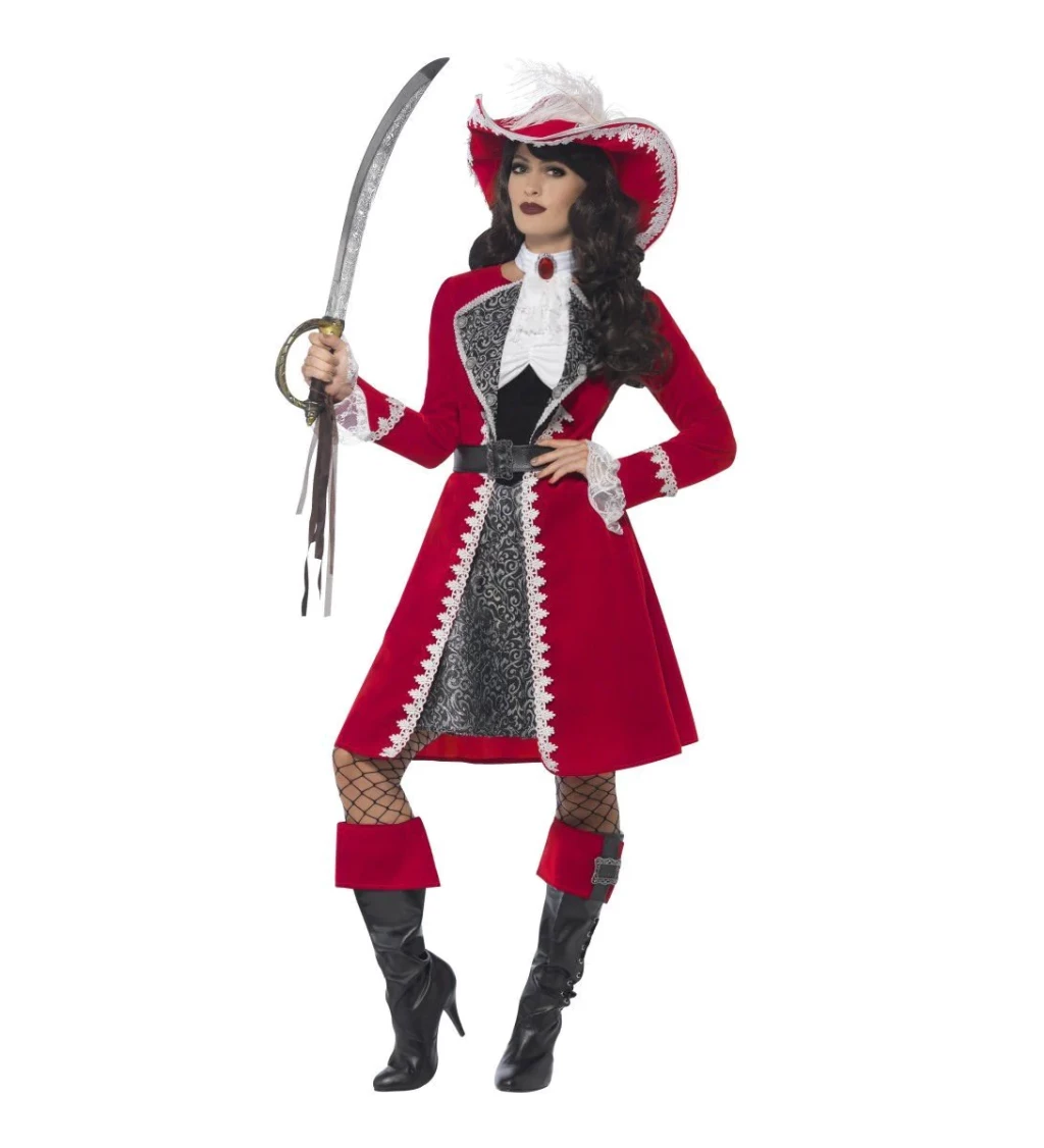 Dámský kostým - Kapitánka pirátů