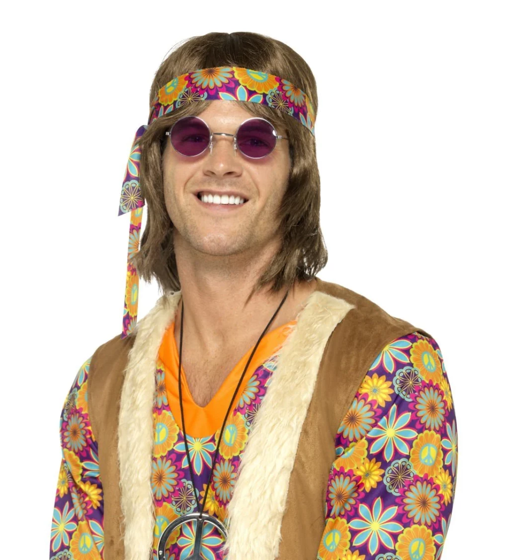 Fialové brýle Hippie