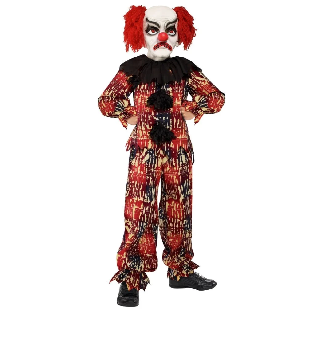 Dětský kostým - Strašidelný klaun, unisex