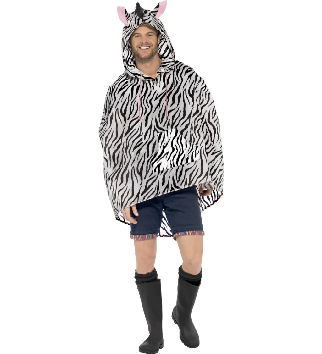 Dámský kostým Pláštěnka - Zebra