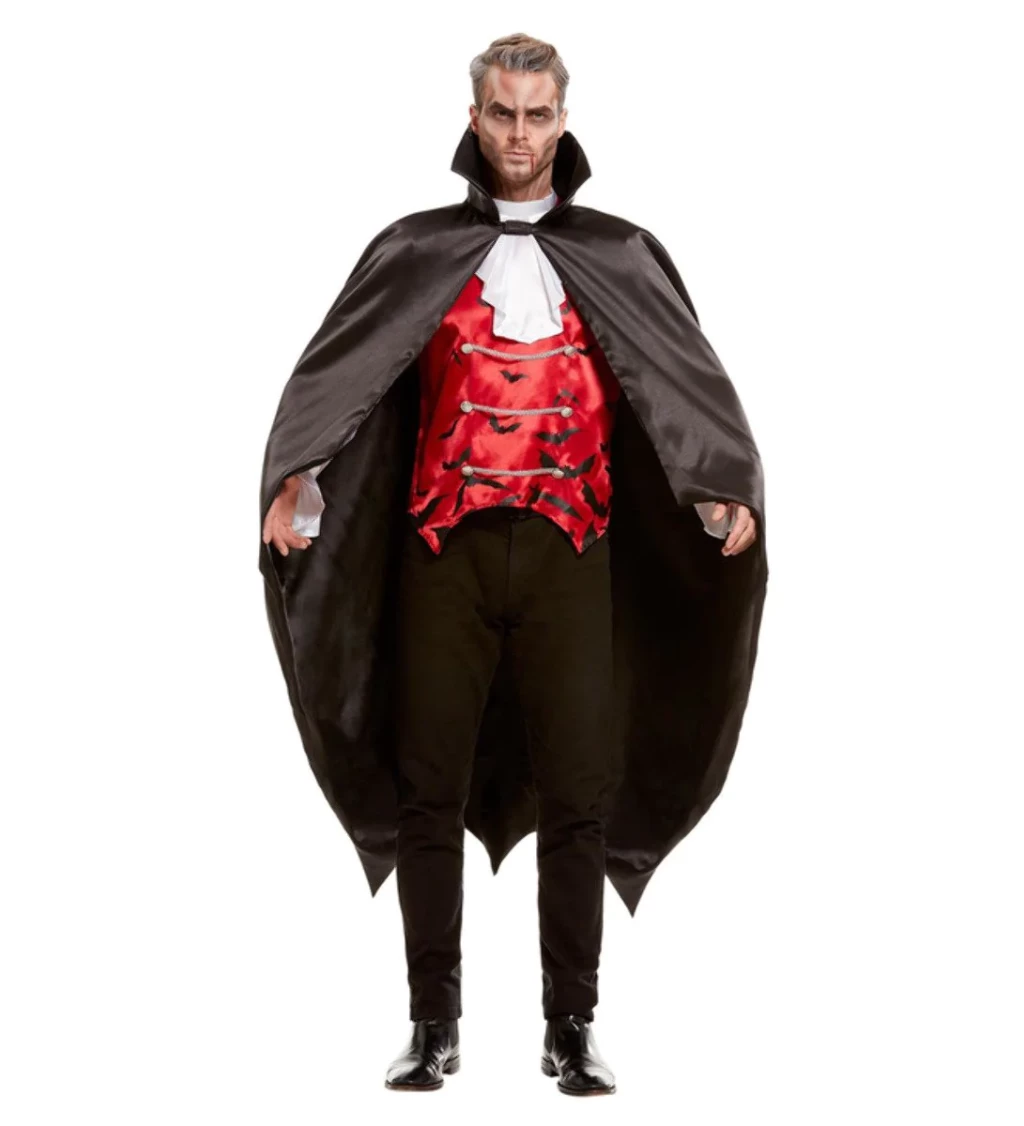 Vampírský černý plášť