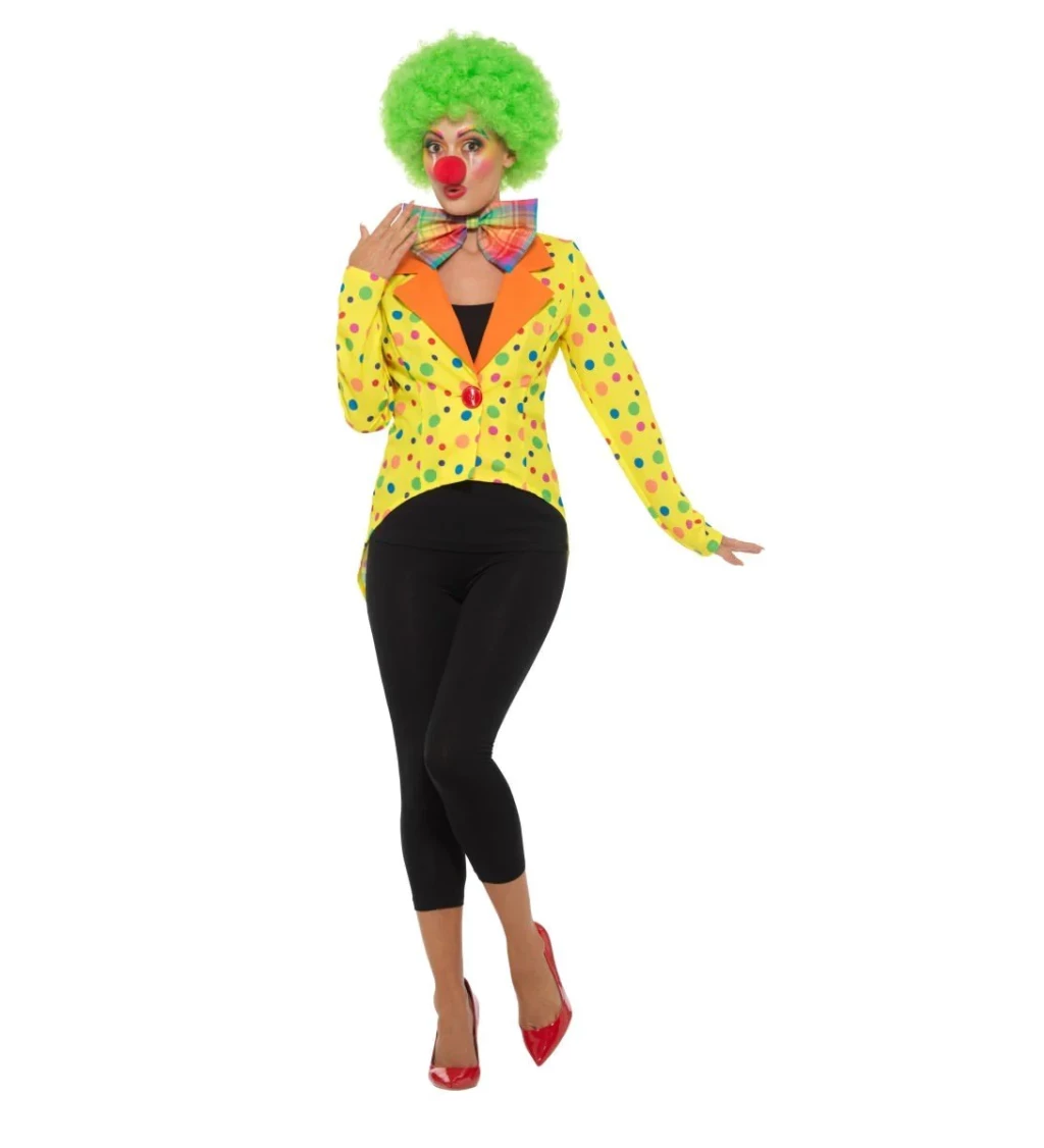 Kostým na karneval - dámský frak - klaun