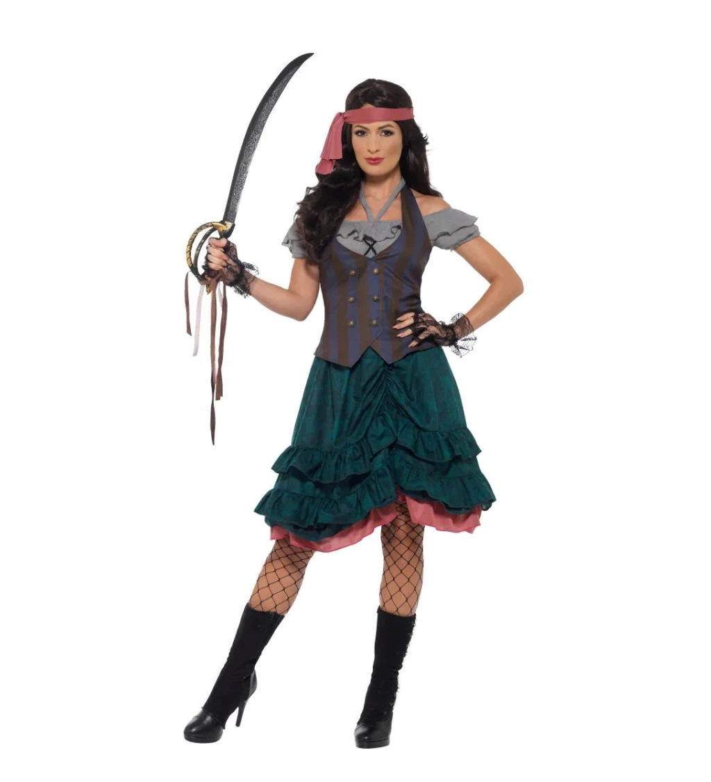 Dámský kostým - Pirátské děvče
