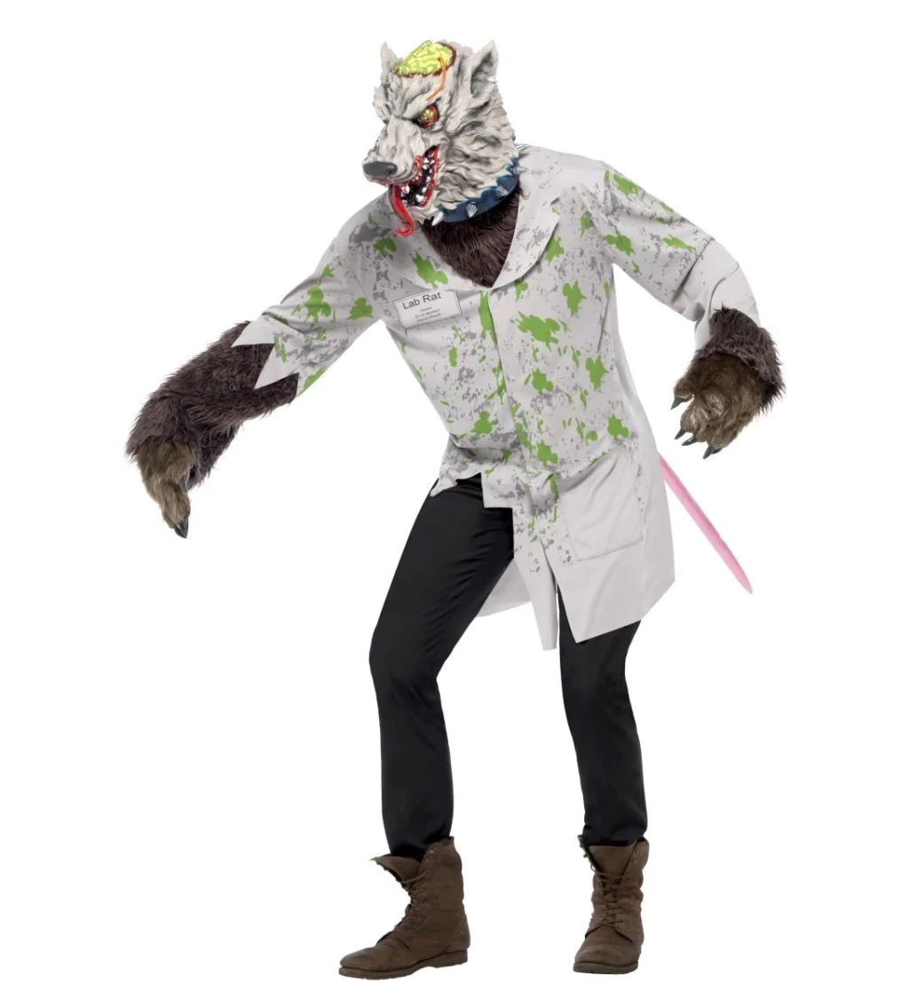 Halloween kostým unisex - Laboratorní krysa