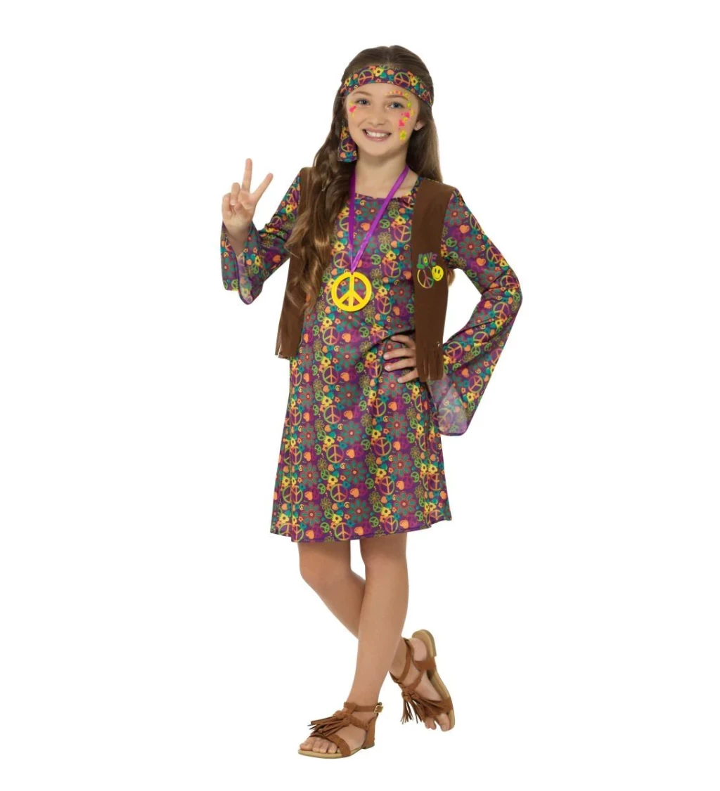 Dětský kostým - hippie