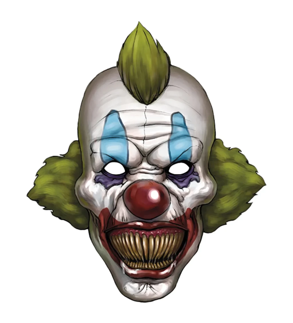 Halloween maska strašidelný klaun