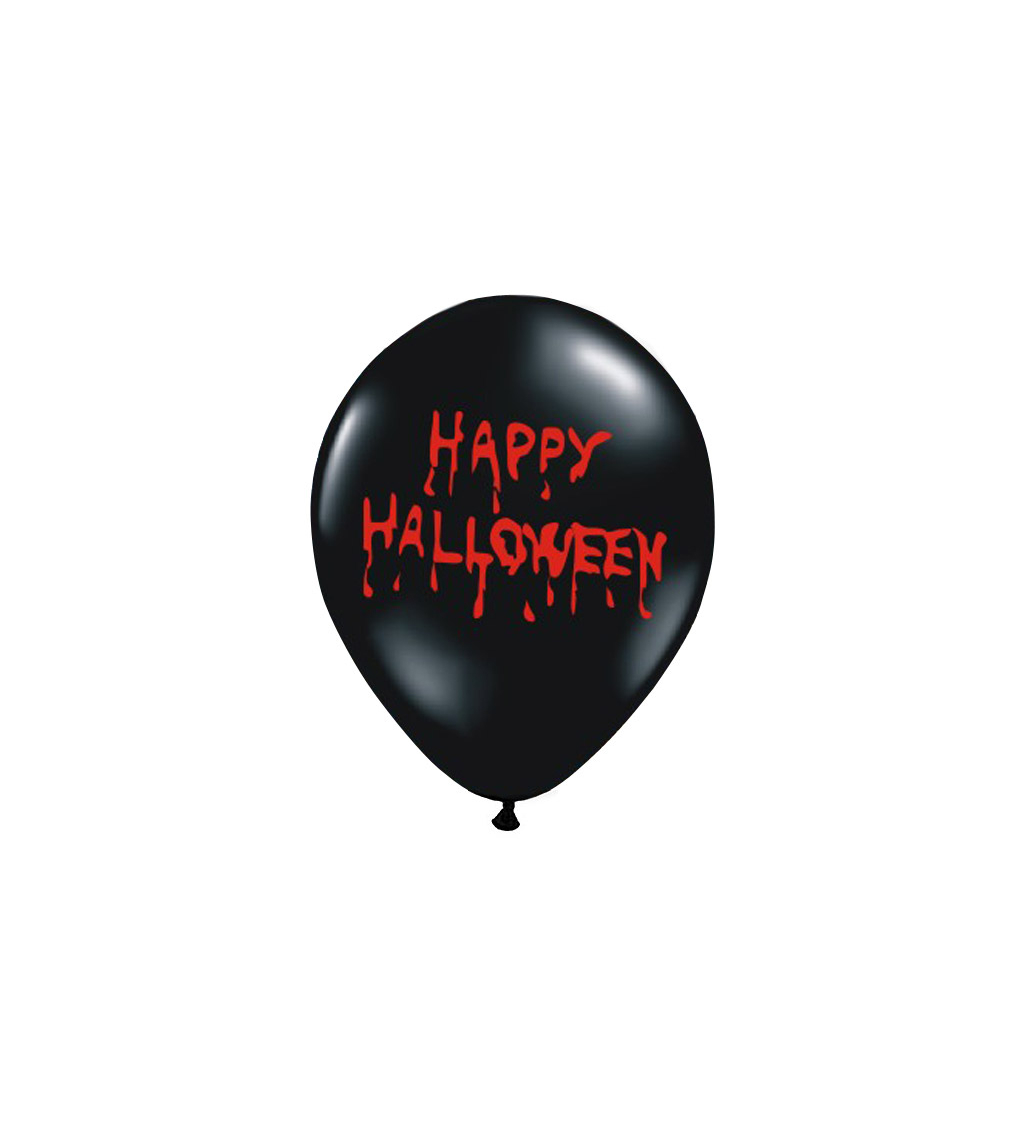 Latexové balónky 30 cm Happy Halloween, 50 ks