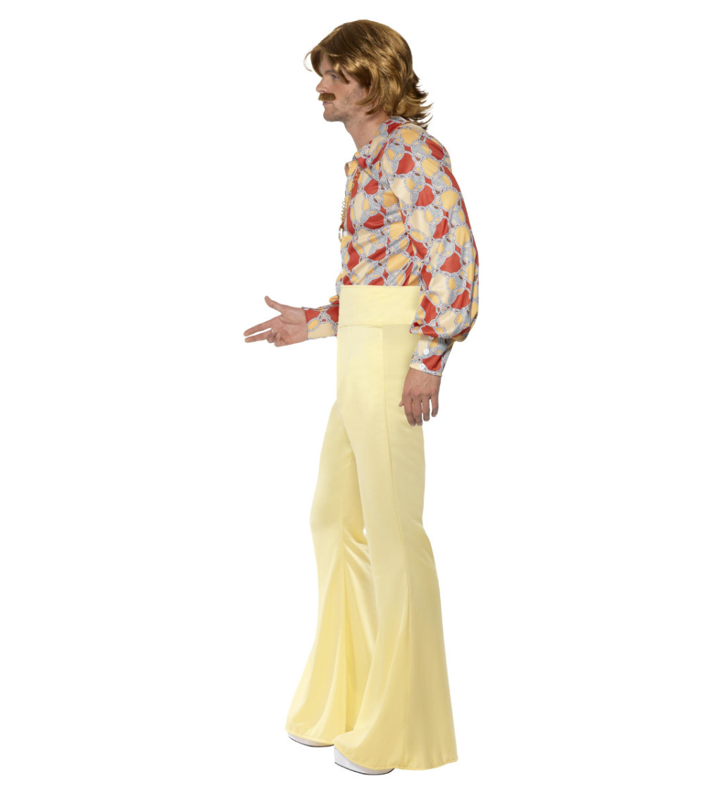 Pánský kostým - 60. léta - žlutý
