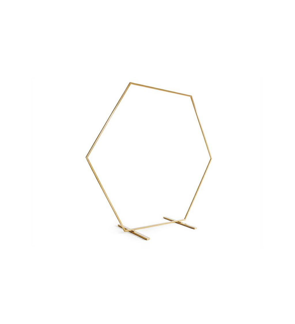 Stojan - Hexagon, zlatý