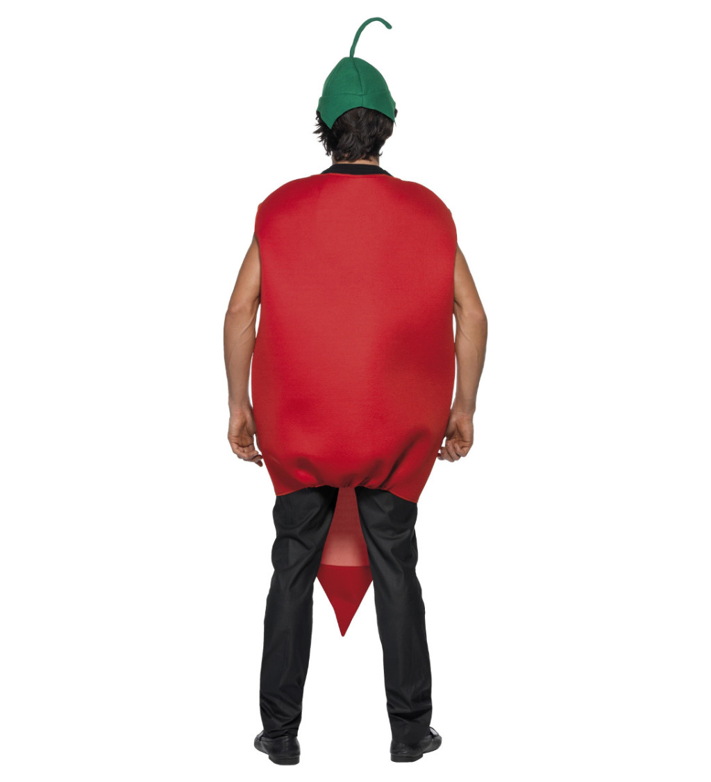 Unisex kostým - Červená chilli paprička