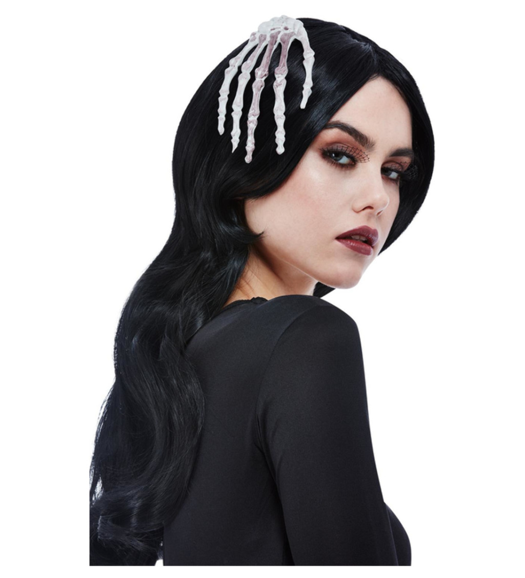 Spona do vlasu - ruka kostlivce