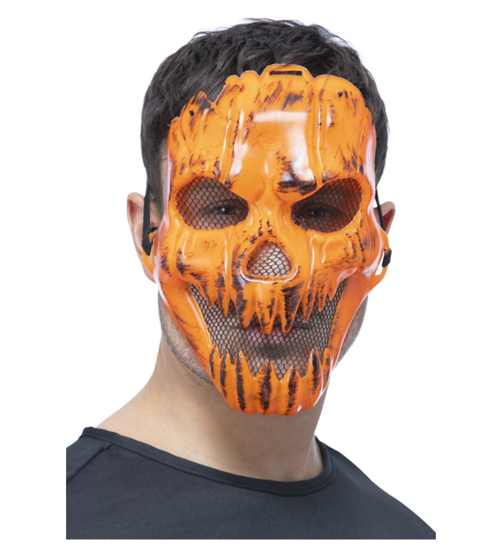 Halloweenská maska dýně