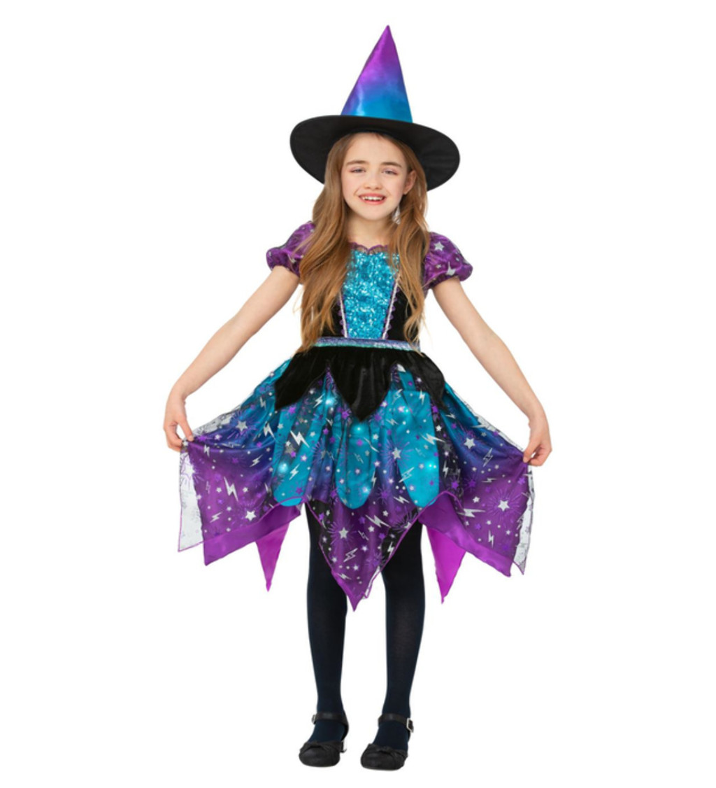 Dětský kostým - měsíční čarodějnice