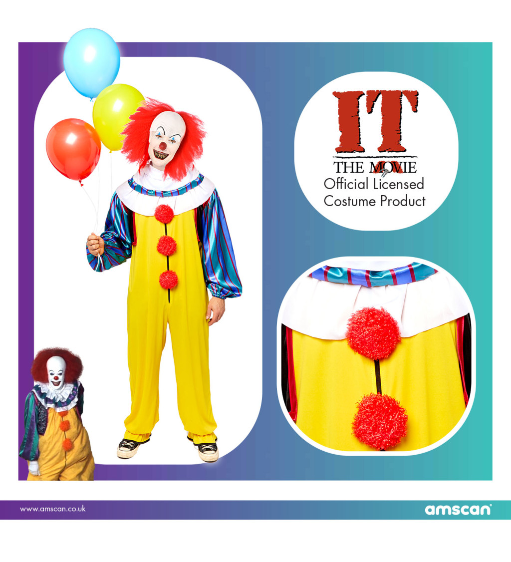 Pánský kostým Pennywise